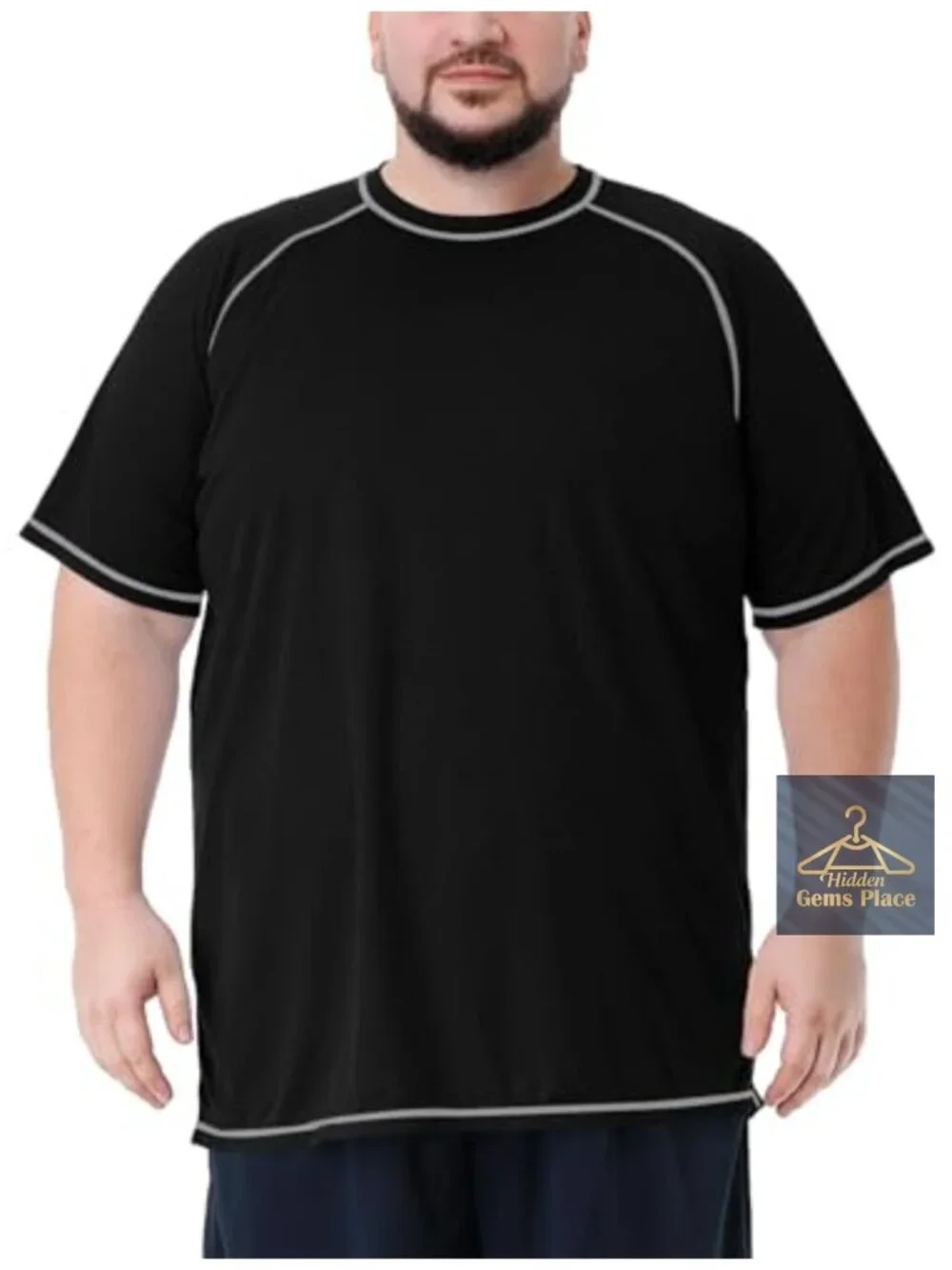 Big & Tall UPF 50+ Quick Dry Rash Guard Shirt